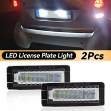 Load image into Gallery viewer, 2Pcs Car Number License Plate Light Lamp No Error Canbus 12V White For Mercedes-Benz Benz Smart Fortwo W450 W451 W453