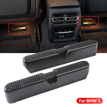 Load image into Gallery viewer, 2Pcs Car Under Seat AC Air Vent Covers Grille Rear Seat Bottom Anit-Blocking Outlet Dust Cover For BMW 3 Series G20 G28 2020-2023