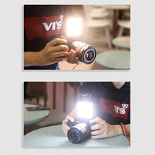 Load image into Gallery viewer, Mini RGB Hot Boot Fill Light Live Photography LED Portable Atmosphere Beauty Mobile Camera Pocket Adjustable