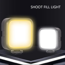 Load image into Gallery viewer, Mini RGB Hot Boot Fill Light Live Photography LED Portable Atmosphere Beauty Mobile Camera Pocket Adjustable