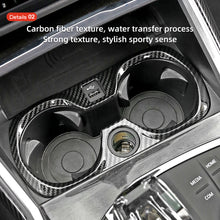 Load image into Gallery viewer, Car Gear Shift Water Cup Holder Panel Cover Sticker Auto Carbon Fiber For BMW 3 Series G20 G28 325li 2020-2024