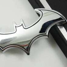 Load image into Gallery viewer, Metal Halloween Batmobile Stickers Thickened Batmobile Logo Scratches Hide Modified Body Funny Stickers