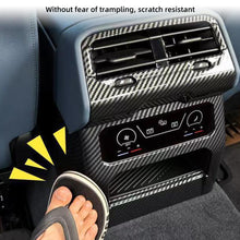 Load image into Gallery viewer, Car Rear Air Conditioning Outlet Vent Cover Trim Sticker Accessories Carbon Fiber Patten ABS Style For BMW 5 Series i5 530Li 2024
