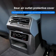 Load image into Gallery viewer, Car Rear Air Conditioning Outlet Vent Cover Trim Sticker Accessories Carbon Fiber Patten ABS Style For BMW 5 Series i5 530Li 2024