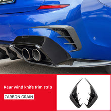 Load image into Gallery viewer, 2Pcs Car Rear Bumper Spoiler Flank Tail Wind Knife Sport Decoration for BMW 3 Series 320li 325li