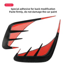Load image into Gallery viewer, 2Pcs Car Rear Bumper Spoiler Flank Tail Wind Knife Sport Decoration for BMW 3 Series 320li 325li