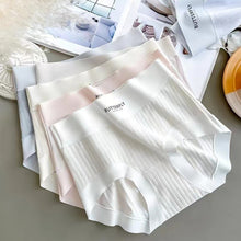 Load image into Gallery viewer, Women's Panties Cotton Seamless Sports Underwear Female Solid Color Briefs Cozy Lingerie Intimate Underpants