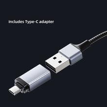 Load image into Gallery viewer, 2 in 1 Car Smart Adapter Android Auto Wireless Carplay Wired To Wireless Carplay Plug And Play Ai Box Adapter For lPhone Car A22