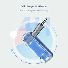 Load image into Gallery viewer, 2 in1 Car Wireless Adapter Bluetooth 5.0 Transmitter Receiver with 3.5mm Audio AUX Adapter For Car Audio Music AUX Handsfree Headset