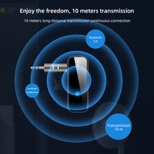 Load image into Gallery viewer, 2 in1 Car Wireless Adapter Bluetooth 5.0 Transmitter Receiver with 3.5mm Audio AUX Adapter For Car Audio Music AUX Handsfree Headset