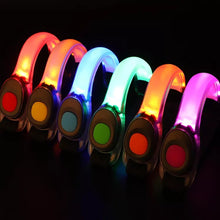 Load image into Gallery viewer, Adjustable LED Light Up Armband Wearable Running Arm Belt Glow Dark for Running Cycling Concert Roller Skates