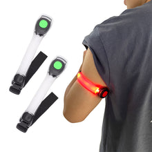 Load image into Gallery viewer, Adjustable LED Light Up Armband Wearable Running Arm Belt Glow Dark for Running Cycling Concert Roller Skates