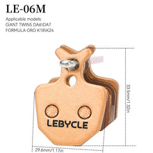 Load image into Gallery viewer, Full Metal Bike Brake Pads For MT200 M8000 M785 G03TI G04TI Guide Code DB1 BB5 CR MT2 MT4 R1 Bicycle Disc Brake