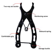 Load image into Gallery viewer, Bicycle Chain Buckle Pliers Mini MTB Bike Chain Quick Release Magic Link Clamp Removal Install Plier Road Cycling Repair Tools