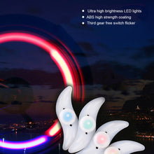 Load image into Gallery viewer, 3 Lighting Mode LED Bicycle Wheel Spoke Light with Battery Waterproof Color Bike Safety Warning Light Cycling Light Bicycle Accessories