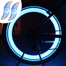 Load image into Gallery viewer, 3 Lighting Mode LED Bicycle Wheel Spoke Light with Battery Waterproof Color Bike Safety Warning Light Cycling Light Bicycle Accessories