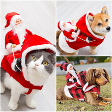 Load image into Gallery viewer, Christmas Pet Clothes Medium Dogs Santa Costume Kitten Puppy Outfit Warm Pet Dog Clothes Clothing Accessories
