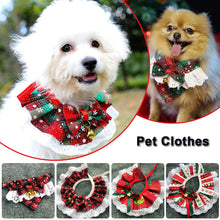 Load image into Gallery viewer, Pet Neckerchief Pet Saliva Towel Triangle Scarf Cat Collar Pet Bibs Scarf Washable Christmas Pet Scarves Gift Xmas Decor Santa Claus Print For Dogs