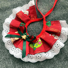 Load image into Gallery viewer, Pet Neckerchief Pet Saliva Towel Triangle Scarf Cat Collar Pet Bibs Scarf Washable Christmas Pet Scarves Gift Xmas Decor Santa Claus Print For Dogs