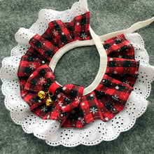 Load image into Gallery viewer, Pet Neckerchief Pet Saliva Towel Triangle Scarf Cat Collar Pet Bibs Scarf Washable Christmas Pet Scarves Gift Xmas Decor Santa Claus Print For Dogs
