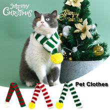 Load image into Gallery viewer, Christmas Pet Cat Dog Hat Puppy Xmas Holiday Costume Caps Bibs Christmas Pet Winter Clothing Party Photo Props
