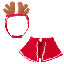 Load image into Gallery viewer, Cute Pet Christmas Cosplay Suit For Dogs Cats Clothes Cute Costumes Santa Hat Scarf Dressing Up Christmas Party Costume Suit