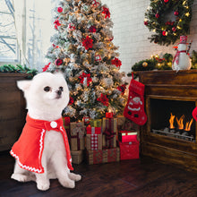 Load image into Gallery viewer, Cute Pet Christmas Cosplay Suit For Dogs Cats Clothes Cute Costumes Santa Hat Scarf Dressing Up Christmas Party Costume Suit