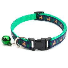 Load image into Gallery viewer, Christmas Adjustable Pet Cat Collar Bell Collar Kitten Necklace Pet Collars for Small Dog Necklace Party Photo Props