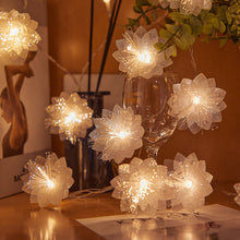 Load image into Gallery viewer, LED Flower Fiber Optic Fairy Lights Garland Battery Operated Twinkle String Light Copper Wire Lighting Wedding Christmas Decoration