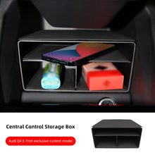 Load image into Gallery viewer, Car Interior Central Control Storage Box Door Armrest Organizer Box Water Cup Holder Mat Special for Audi Q5/Q4 Etron