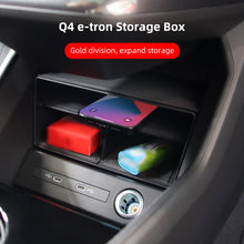 Load image into Gallery viewer, Car Interior Central Control Storage Box Door Armrest Organizer Box Water Cup Holder Mat Special for Audi Q5/Q4 Etron