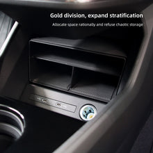 Load image into Gallery viewer, Car Interior Central Control Storage Box Door Armrest Organizer Box Water Cup Holder Mat Special for Audi Q5/Q4 Etron