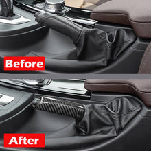 Load image into Gallery viewer, Car Handbrake Brake Handle Cover Shift Lever Cover Collars Carbon Fiber Color For BMW E46 E90 E92 E60 E61 F20 F30 F22 05-19