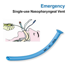 Load image into Gallery viewer, Outdoor Emergency Expedition Single-use Nasopharyngeal Vent Portable Duct Nasopharyngeal Tube Individually Packaged Emergency Intubation