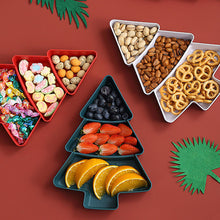 Load image into Gallery viewer, Christmas Tree Fruit Plate Marry Christmas Candy Snack Dish Party Decorations For Home Xmas Gifts Happy New Year