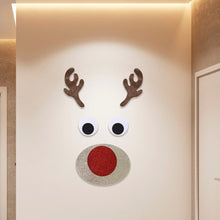 Load image into Gallery viewer, Christmas Decorations Non Woven Door Sticker Shop Window Glass Sticker Home Decoration Snowman Door Sticker