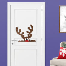 Load image into Gallery viewer, Christmas Decorations Non Woven Door Sticker Shop Window Glass Sticker Home Decoration Snowman Door Sticker