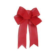 Load image into Gallery viewer, 1Pc Christmas Bows Holiday Christmas Wreaths Bows Xmas Tree Decoration Bowties DIY Gift Wrapping for Home Party Decor