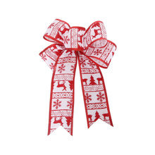 Load image into Gallery viewer, 1Pc Christmas Bows Holiday Christmas Wreaths Bows Xmas Tree Decoration Bowties DIY Gift Wrapping for Home Party Decor