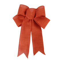 Load image into Gallery viewer, 1Pc Christmas Bows Holiday Christmas Wreaths Bows Xmas Tree Decoration Bowties DIY Gift Wrapping for Home Party Decor