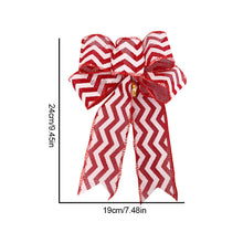 Load image into Gallery viewer, 1Pc Christmas Bows Holiday Christmas Wreaths Bows Xmas Tree Decoration Bowties DIY Gift Wrapping for Home Party Decor