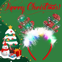 Load image into Gallery viewer, Christmas Headbands LED Reindeer Christmas Headbands Xmas Antler Headbands For Kids Women Christmas Party Supplies Costume Decoration