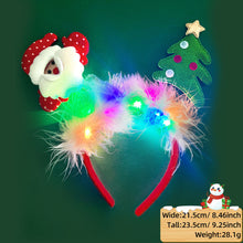 Load image into Gallery viewer, Christmas Headbands LED Reindeer Christmas Headbands Xmas Antler Headbands For Kids Women Christmas Party Supplies Costume Decoration