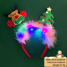Load image into Gallery viewer, Christmas Headbands LED Reindeer Christmas Headbands Xmas Antler Headbands For Kids Women Christmas Party Supplies Costume Decoration