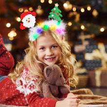 Load image into Gallery viewer, Christmas Headbands LED Reindeer Christmas Headbands Xmas Antler Headbands For Kids Women Christmas Party Supplies Costume Decoration