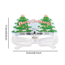 Load image into Gallery viewer, New Year Cartoon Christmas Glowing Glasses LED Light Up Santa Glasses Adult Kids Xmas Party Gifts Festival Home Decor