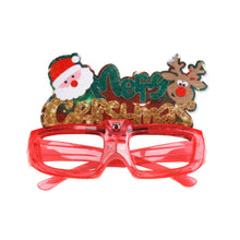 Load image into Gallery viewer, New Year Cartoon Christmas Glowing Glasses LED Light Up Santa Glasses Adult Kids Xmas Party Gifts Festival Home Decor