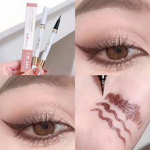 Load image into Gallery viewer, Extremely Fine Colored Pearl Liquid Eyeliner Quick-drying Waterproof Long-lasting Shining Highlighting Pen Eye Makeup Cosmetics