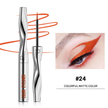 Load image into Gallery viewer, 24 Colors Fine Nib Colored Pearl Matte Liquid Eyeliner Waterproof Quick-drying Long-lasting Eyeliner Liquid Pen Eye Makeup