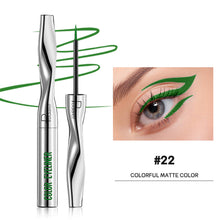 Load image into Gallery viewer, 24 Colors Fine Nib Colored Pearl Matte Liquid Eyeliner Waterproof Quick-drying Long-lasting Eyeliner Liquid Pen Eye Makeup